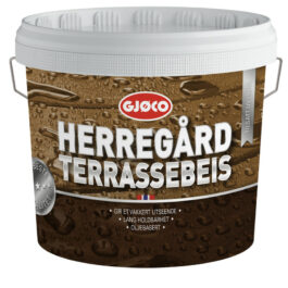 Herregård Terrassebeis Oljebasert fra Gjøco, spann 2,7 liter