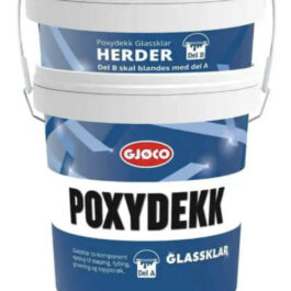 Gjøco Poxydekk Glassklar